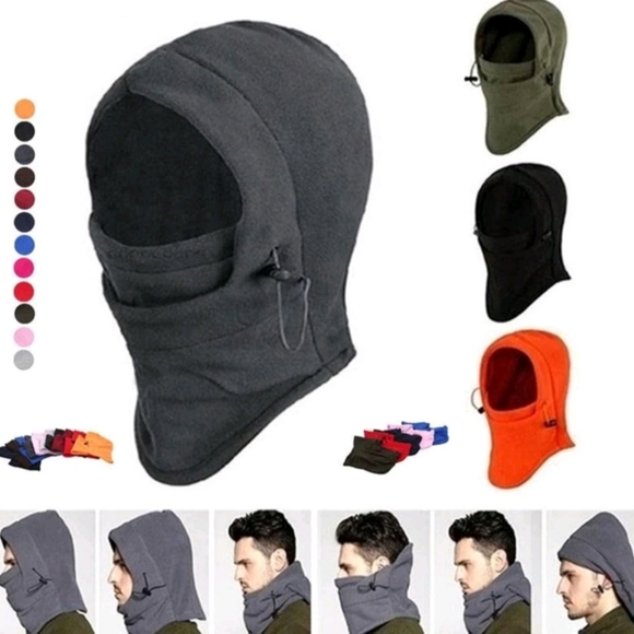 NEW Black Fleece Face Mask - Picture 10 of 10